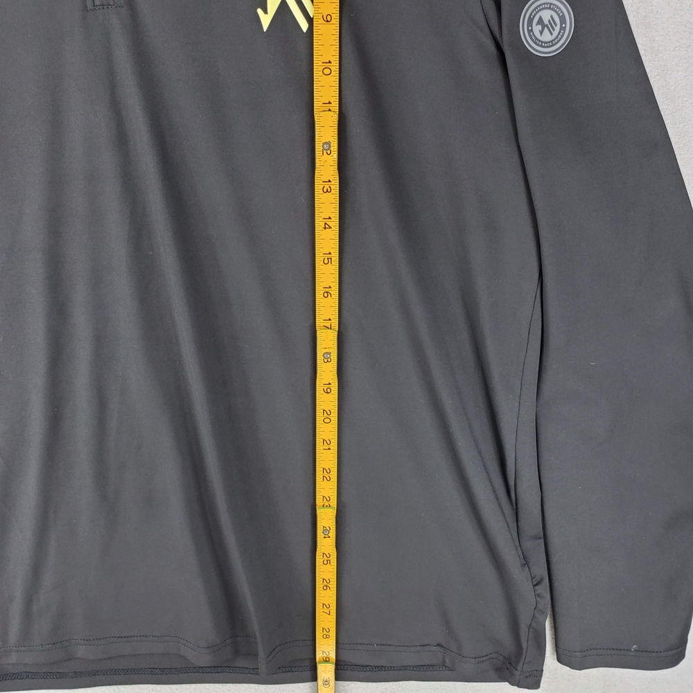 1/ST Chrome‎ Studio 1/4 Zip Pullover Mens XL Black Preakness Stakes Pimlico Logo - Picture 7 of 7
